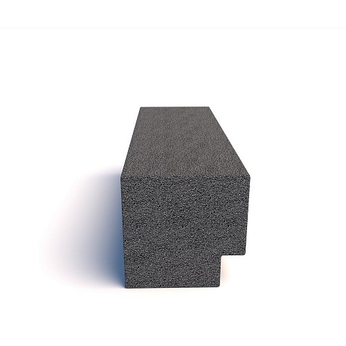 Скамейка ТЕМПO-1500 с бетонным основанием