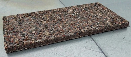 Плитка бетонная фасадная цокольная 15х30 см