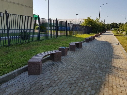 Скамейка бетонная уличная Евро 2 Арка