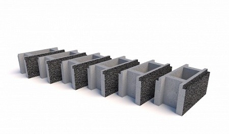 Блок бетонный заборный 400х200x200 мм