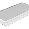 Плитка бетонная фасадная цокольная 40х20 см